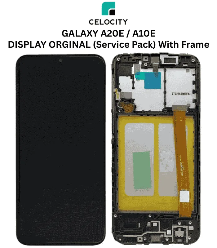 Samsung Galaxy A20e A10e Display LCD Touchscreen with Frame – Celocity Official Image