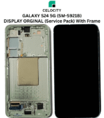 SAMSUNG GALAXY S24 5G SM-S921B DISPLAY AMOLED ORIGINALE DISPLAY WITH FRAME Touch+Lcd+Frame