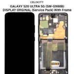 GALAXY S20 ULTRA 5G (SM-G988B) DISPLAY ORGINAL (Service Pack) With Frame