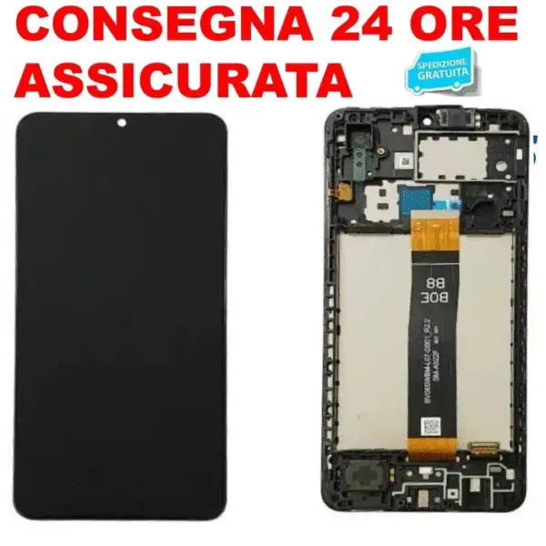 SAMSUNG GALAXY A02 SM-A022F DISPLAY LCD TFT WITH FRAME (SERVICE PACK)