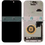 Apple iPhone 16 Pro (A3293) Refurbished Original Display TOUCH SCREEN GLASS SCREEN FRAME BLACK