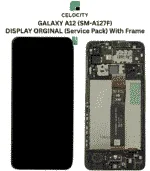SAMSUNG GALAXY A12 SM-A127F DISPLAY LCD – With Frame