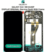 SAMSUNG GALAXY A14 5G SM-A146P LCD DISPLAY + TOUCHSCREEN (SMALL CONNECTOR) Original With Frame - Service Pack