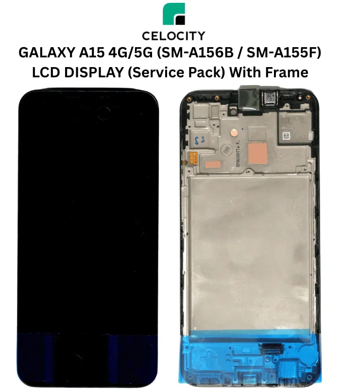 GALAXY A15 4G/5G (SM-A156B / SM-A155F) LCD DISPLAY (Service Pack) With Frame