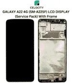 GALAXY A22 4G (SM-A225F) LCD DISPLAY (Service Pack) With Frame