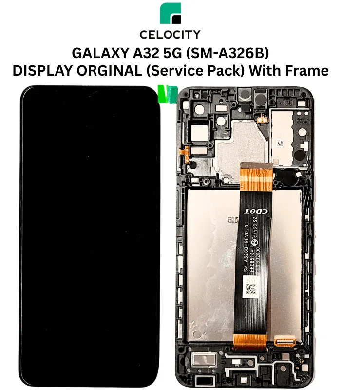 GALAXY A32 5G (SM-A326B) DISPLAY ORGINAL (Service Pack) With Frame