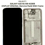 SAMSUNG GALAXY A33 5G SM-A336B LCD DISPLAY (Original) With Frame - Service Pack