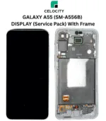 SAMSUNG GALAXY A55 (SM-A556B) LCD DISPLAY + TOUCHSCREEN (Service Pack) With Frame