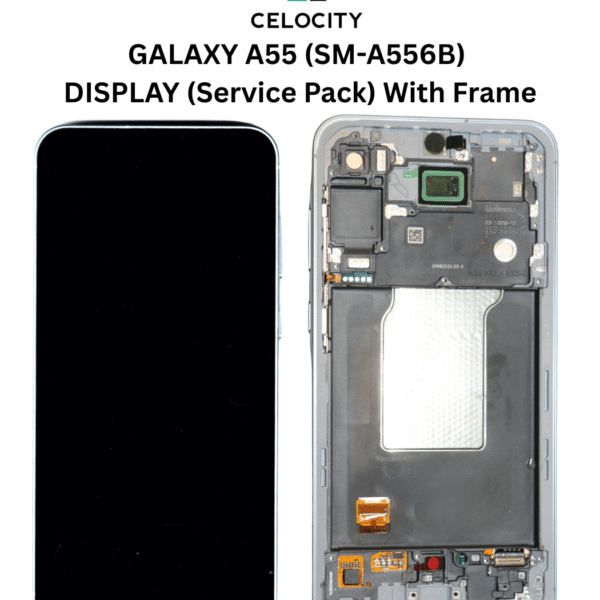 SAMSUNG GALAXY A55 (SM-A556B) LCD DISPLAY + TOUCHSCREEN (Service Pack) With Frame