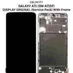 SAMSUNG GALAXY A71 (SM-A715F) LCD DISPLAY TOUCHSCREEN ORIGINAL WITH FRAME (Service Pack)
