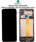 SAMSUNG GALAXY M12 (SM-M127) LCD DISPLAY TOUCHSCREEN ORIGINAL WITH FRAME (Service Pack)