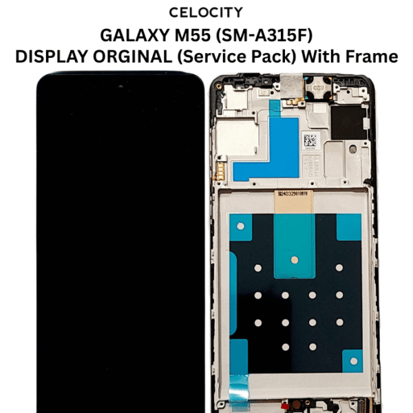 SAMSUNG GALAXY M55 5G (SM-M556B) LCD DISPLAY ORIGINAL BLACK (Service Pack)