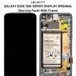 SAMSUNG GALAXY S10E (SM-G970F) DISPLAY ORGINAL (Service Pack) With Frame