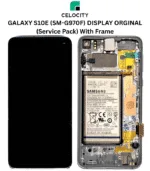 SAMSUNG GALAXY S10E (SM-G970F) DISPLAY ORGINAL (Service Pack) With Frame