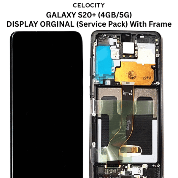 SAMSUNG GALAXY S20+ 5G SM-G986B / S20+ 4G SM-G985F) LCD DISPLAY ORGINAL (Service Pack) With Frame