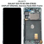 SAMSUNG GALAXY S20 FE 5G (SM-G780 SM-G781) LCD DISPLAY ORGINAL (Service Pack) With Frame