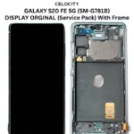 SAMSUNG GALAXY S20 FE 5G (SM-G780 SM-G781) LCD DISPLAY ORGINAL (Service Pack) With Frame