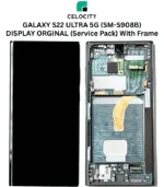 SAMSUNG GALAXY S22 ULTRA 5G (SM-S908B) LCD DISPLAY ORGINAL (Service Pack) With Frame