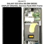 SAMSUNG GALAXY S23 ULTRA 5G (SM-S918B) DISPLAY ORGINAL (Service Pack) With Frame