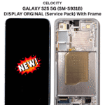 SAMSUNG GALAXY S25 5G (SM-S931B) DISPLAY TOUCHSCREEN ORGINAL (Service Pack) With Frame