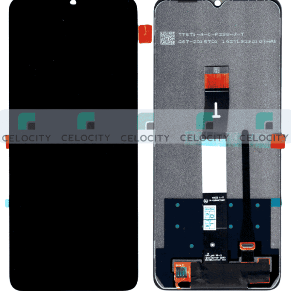 XIAOMI REDMI 12C (22120RN86G) ORIGINAL SERVICE PACK LCD DISPLAY (NO FRAME) – BLACK (NERO)