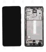 SAMSUNG GALAXY A52S 5G SM-A528B LCD DISPLAY TOUCHSCREEN ORGINAL (Service Pack) WITH FRAME