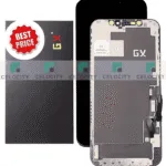 Apple iPhone 12 (A2403) GX Hard OLED Display with Touch Screen, Glass, and Frame – Black