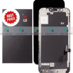 Apple iPhone 12 Mini (A2399) GX Hard OLED Display with Touch Screen, Glass, and Frame – Black