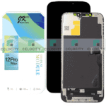 Apple iPhone 12 Pro Max (A2411) JK FHD LCD Display TOUCH SCREEN GLASS SCREEN FRAME BLACK