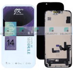 Apple iPhone 14 (A2628) JK FHD LCD Display TOUCH SCREEN GLASS SCREEN FRAME BLACK