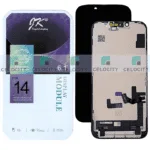 Apple iPhone 14 (A2628) JK FHD LCD Display TOUCH SCREEN GLASS SCREEN FRAME BLACK