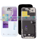 Apple iPhone 14 Pro (A2890) JK FHD LCD Display TOUCH SCREEN GLASS SCREEN FRAME BLACK