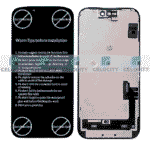 Apple iPhone 15 (A3090) Refurbished Original LCD Display with Touch Screen & Frame – Black