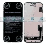 Apple iPhone 15 (A3090) Refurbished Original LCD Display with Touch Screen & Frame – Black