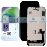 Apple iPhone 15 (A3090) JK FHD LCD Display with Touch Screen and Frame – Black