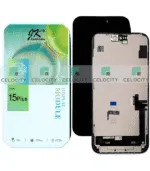 Apple iPhone 15 Plus (A3094) JK FHD LCD Display TOUCH SCREEN GLASS SCREEN FRAME BLACK