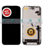 Apple iPhone 16 (A3287) DD SOFT OLED LCD Display TOUCH SCREEN GLASS SCREEN FRAME BLACK - Image 2