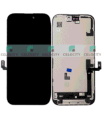 Apple iPhone 16 (A3287) JK FHD LCD Display TOUCH SCREEN With Frame Black - Image 2