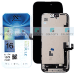 Apple iPhone 16 (A3287) JK FHD LCD Display TOUCH SCREEN With Frame Black