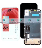 Apple iPhone XR (A2105) JK FHD LCD Display TOUCH SCREEN GLASS SCREEN FRAME BLACK