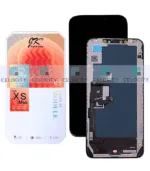 Apple iPhone XS Max (A2101) JK FHD LCD Display TOUCH SCREEN GLASS SCREEN FRAME BLACK