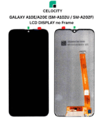 SAMSUNG GALAXY A20e SM-A202F / A10e A102U BLACK EU DISPLAY LCD NO FRAME