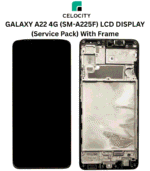 SAMSUNG GALAXY A22 4G (SM-A225F) DISPLAY LCD + TOUCHSCREEN (ORGINAL SERVICE PACK) WITH FRAME