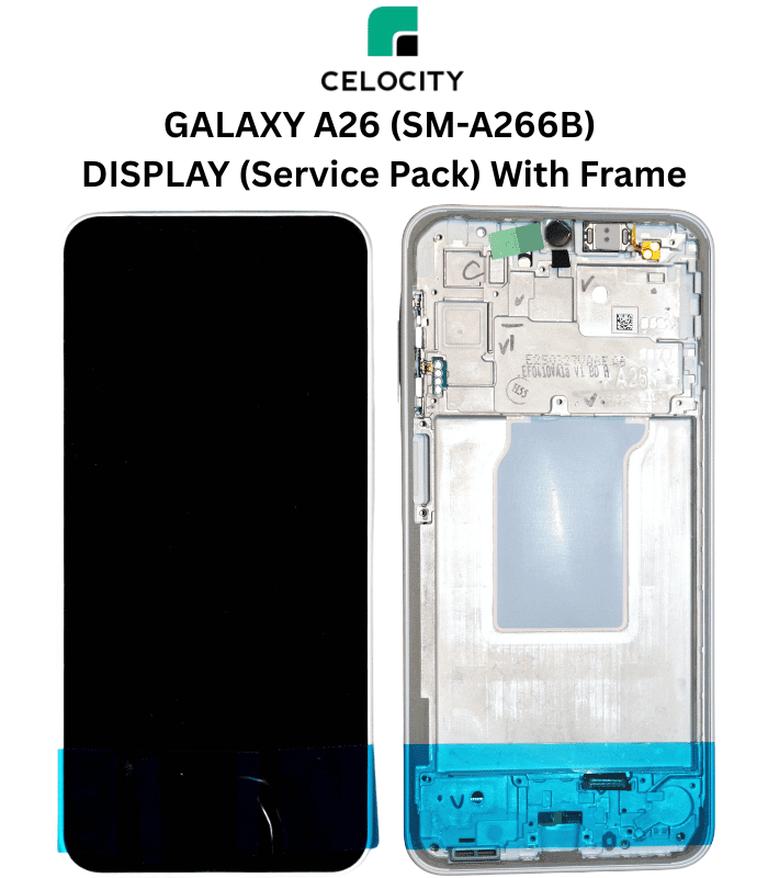 SAMSUNG GALAXY A26 5G (SM-A266B) LCD DISPLAY + TOUCHSCREEN - With Frame