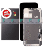 Apple iPhone 12 (A2403) GX Hard OLED Display with Touch Screen, Glass, and Frame – Black